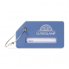 Customized Silicone Luggage Tag - Royal Blue
