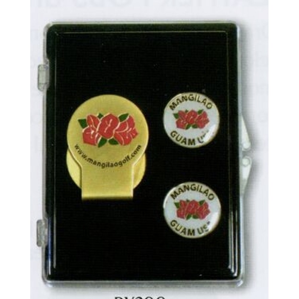 Custom Slider Hat Clip & Ball Marker Kit with Logo