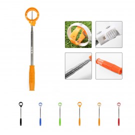 Ball Retriever Tool Golf with Locking Clip and Release-ready Head Logo Printed