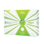 Callaway Supersoft Matte Green Golf Balls (Dozen) Logo Printed