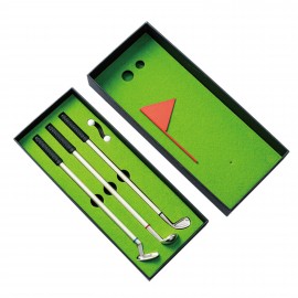 Customized Golf Ballpoint Pen Set