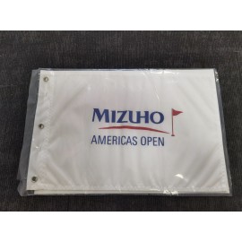 Foldover Hem Golf Flags with 3 Grommets on Board with Logo