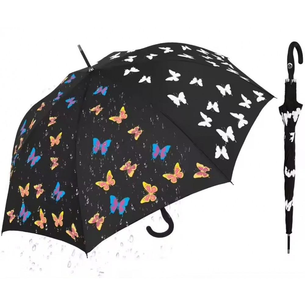 Customized 27" Auto Open Golf Umbrella with Color Changing Logo