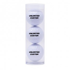Promotional Recycled Golf 3-Ball Tube