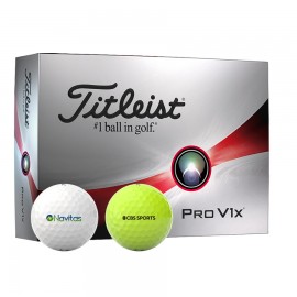 Titleist Pro V1X Golf Balls (Dozen) with Logo