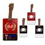 Logo Branded Metal Bag Tag with Colorfill
