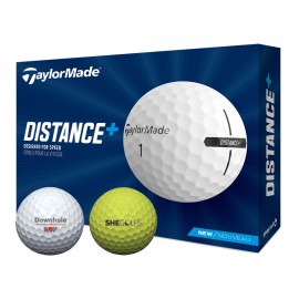 Personalized TaylorMade Distance+ Golf Balls (Dozen)