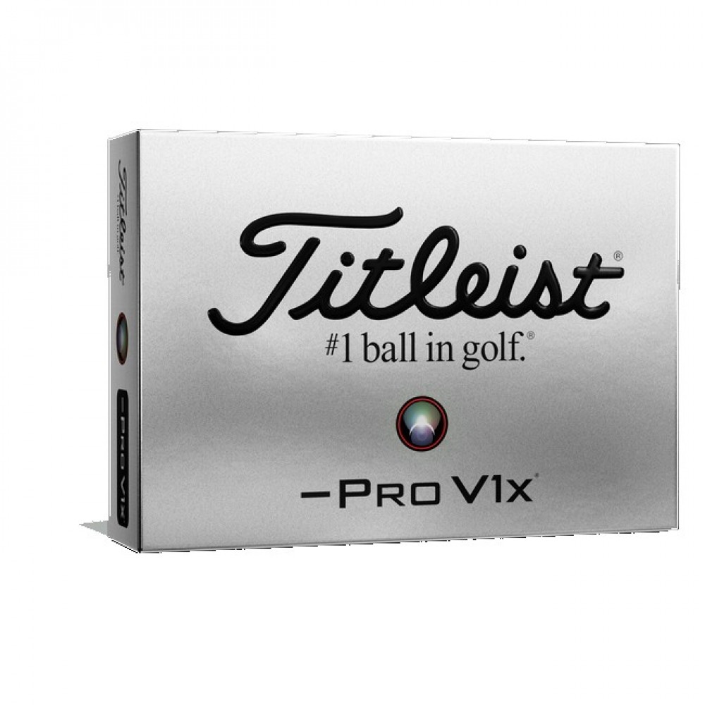 Titleist Pro V1X Left Dash Golf Balls (Dozen) with Logo