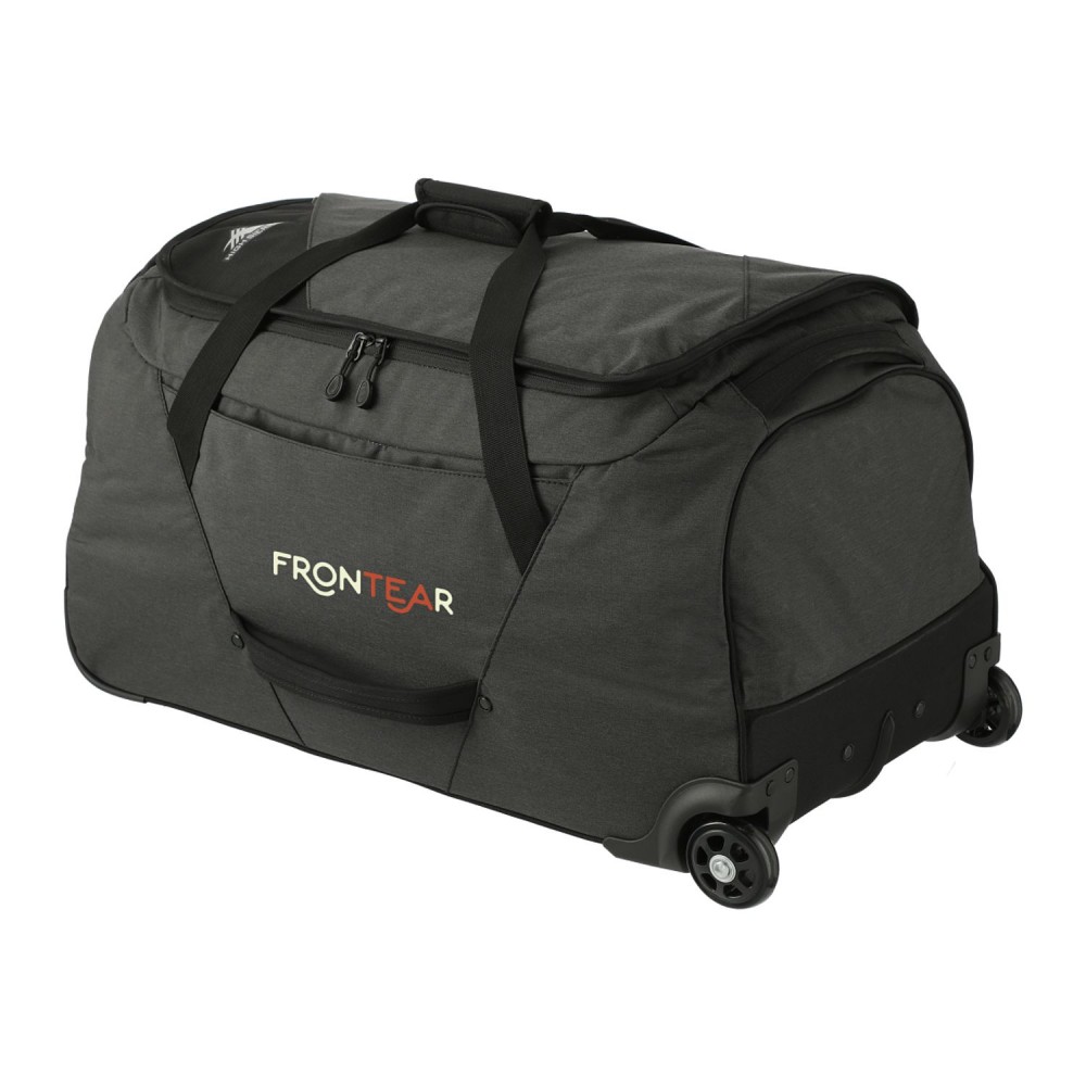 High Sierra Forester RPET 28" Wheeled Duffle Bag with Logo