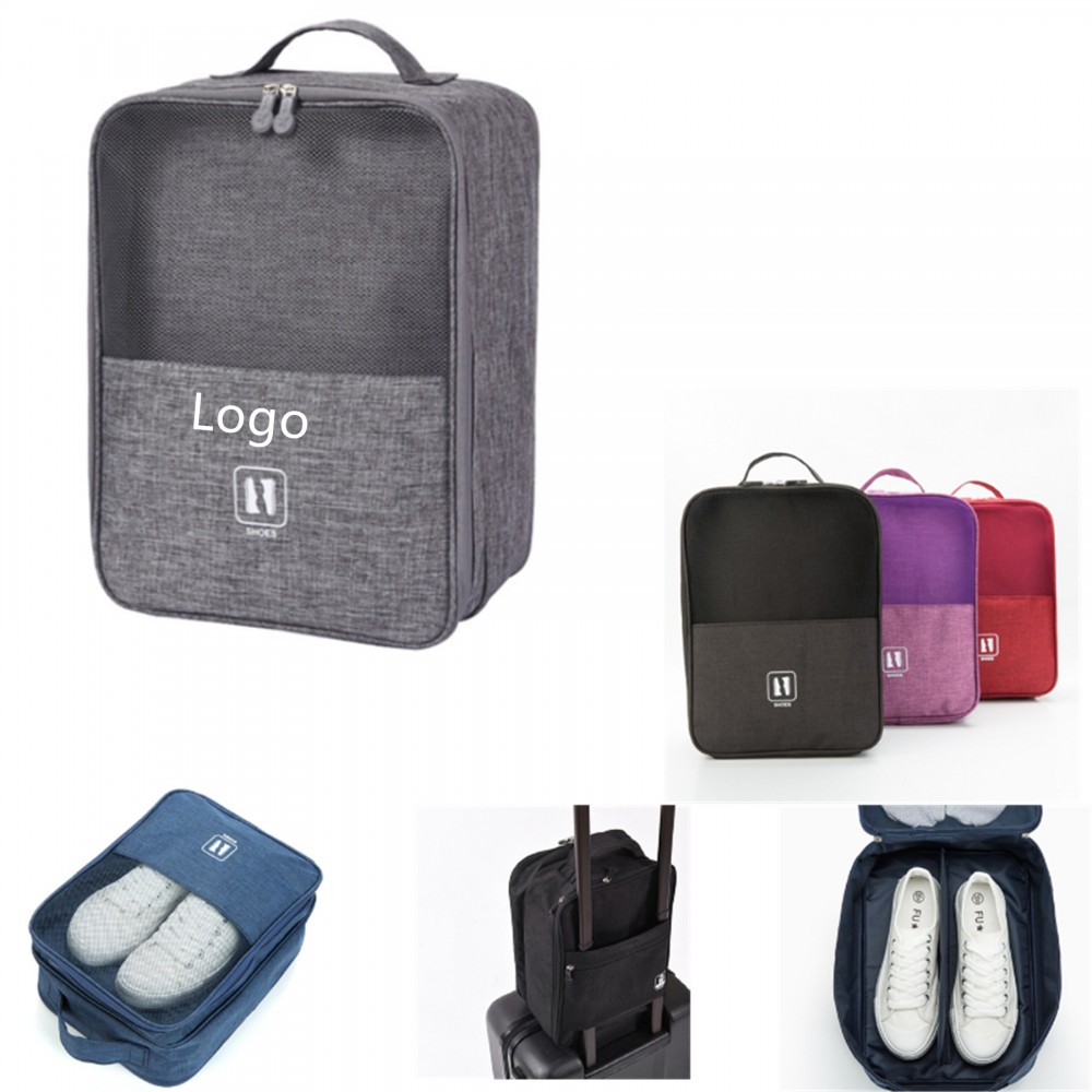 Logo Branded Travel Shoes Bag