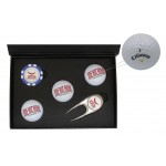 Logo Printed Callaway Scotsman's Premium Gift Box with Removable Marker