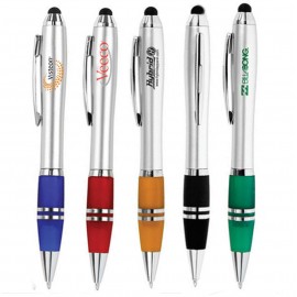 Double-Halo Economic Twist Action Stylus Pen with Logo