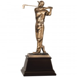 Custom Golf Award, Male Figure, 13"H