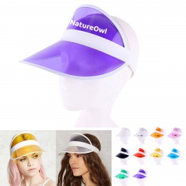 PVC Sun Visor Hat with Logo