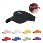 Cotton Sunproof Sport Visor with Logo