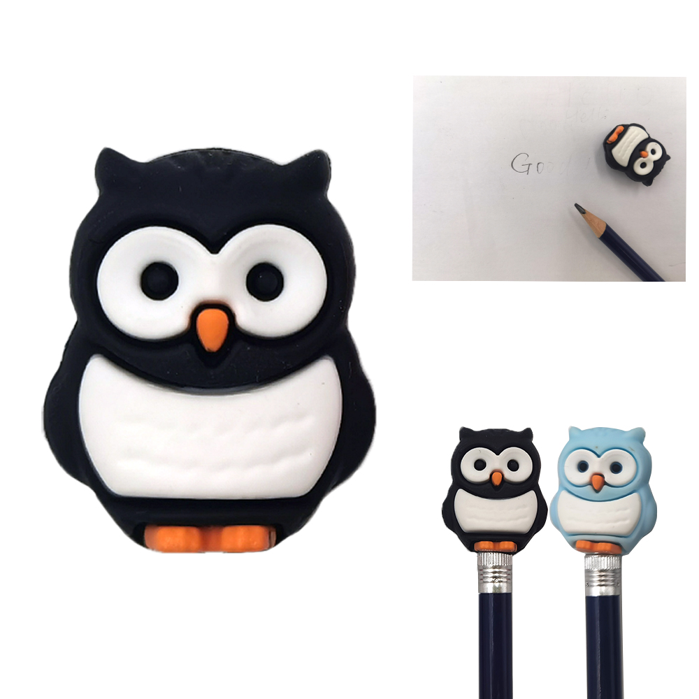 Logo Branded Custom Cartoon Erasers Pencil Toppers