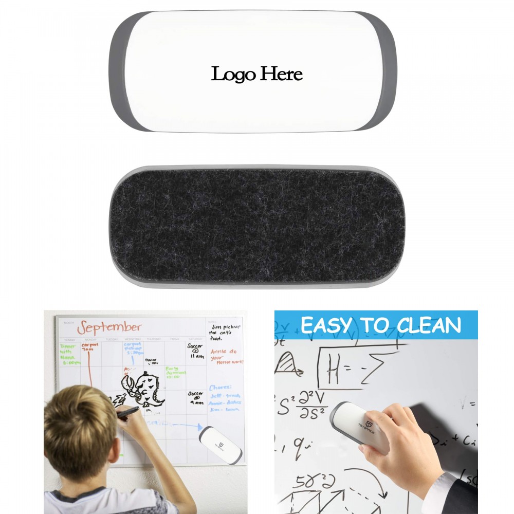 Magnetic Dry Erase Board Eraser with Logo