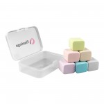 Happy Cube Rubber Eraser Set with Logo