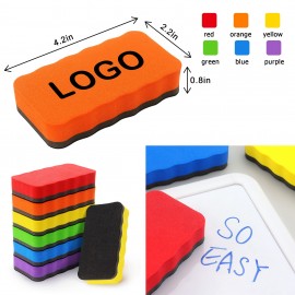 Magnetic White Board Eraser with Logo