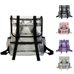 Transparent PVC Backpack with Logo