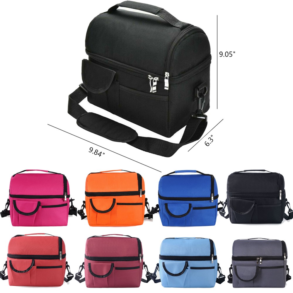 Dual Duty Lunch Cooler bag with Logo