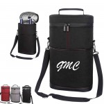 Insulated 2 Bottle Wine Bag with Logo