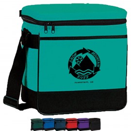 Custom Premium Insulated 12 Pack Lunch Cooler Bag w/ Heat Sealed Reinforced Bottom (10" x 11" x 7")