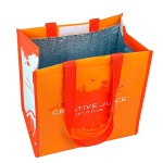 Customized Custom 145g Laminated Woven Insulated Cooler Bag 11"x11"x7"