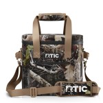 Custom 12-Can RTIC Soft Pack Insulated Kanati Camo Cooler Bag 11" x 11"