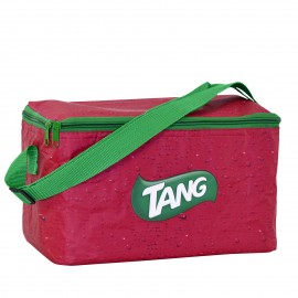 Customized Custom 420D Full-Color Sublimated Insulated Cooler Bag w/3-Side Zipper Closure 12"x 6.5"x 7"