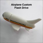 Airplane Custom Flash Drive - 4 GB Memory with Logo