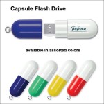 Capsule Flash Drive - 16 GB Memory with Logo