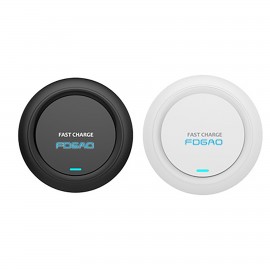 10W Round QI Wireless Phone Charging Pad with Logo