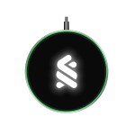 15W Wireless Charger w/LED Light Up Logo with Logo