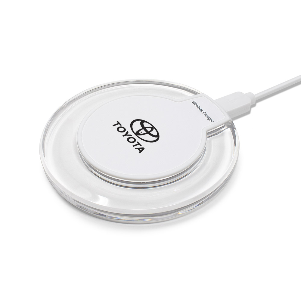 Qi Desktop Charging Pad with Logo