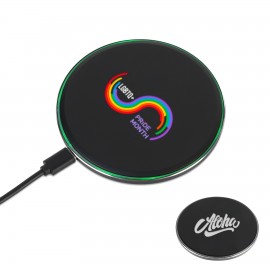 Logo Branded LuminousPower 15W Wireless Charging Pad