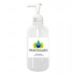 Sanitizer with Pump - 8 oz. with Logo