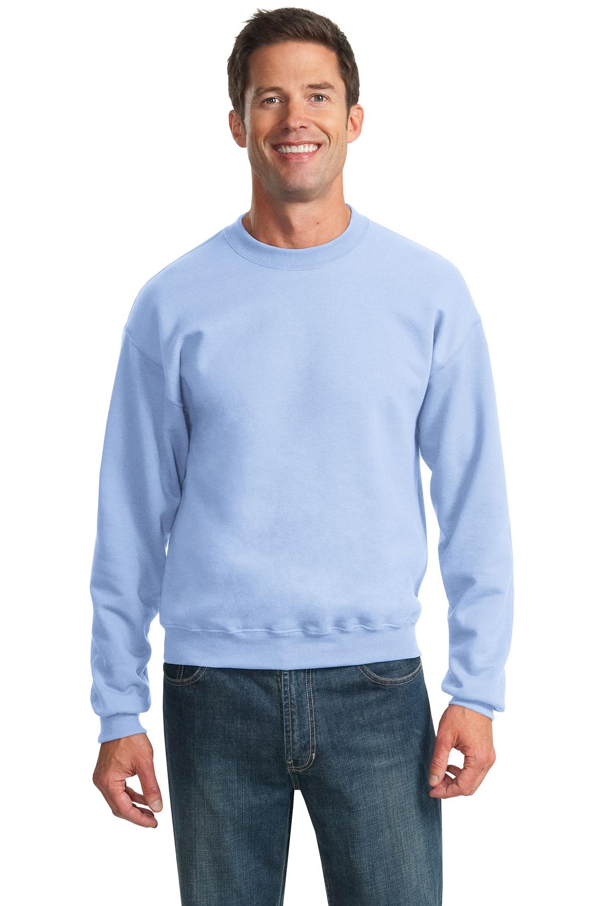 Custom Embroidered Jerzees 8 Oz Crewneck Sweatshirt - BRAVA